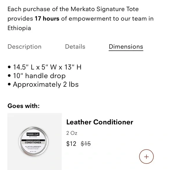 Parker Clay Merkato Tote - Picture 8 of 8